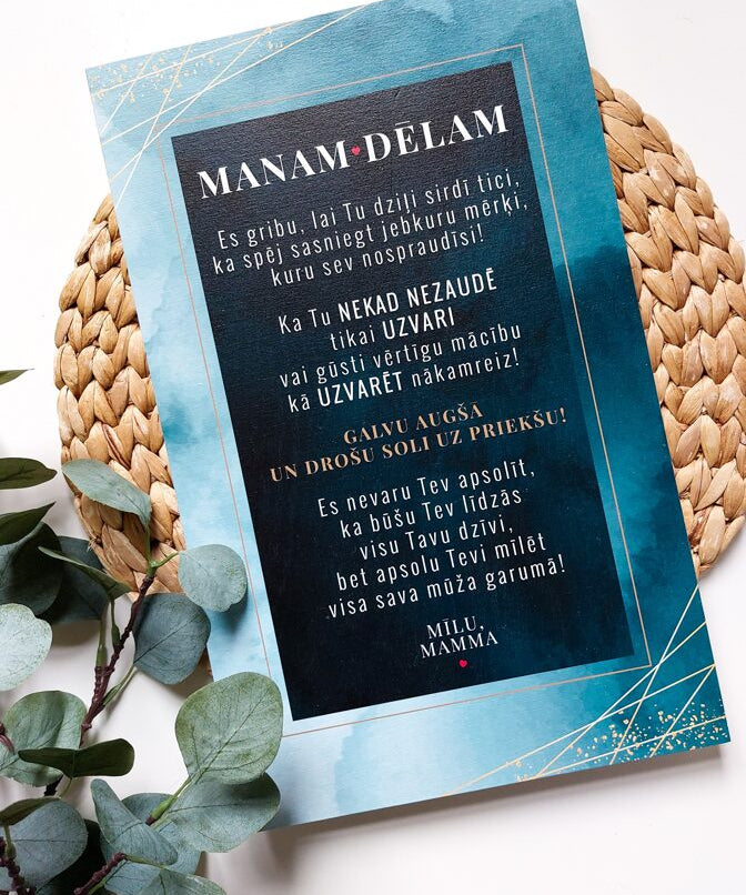 Manam dēlam/zils Image