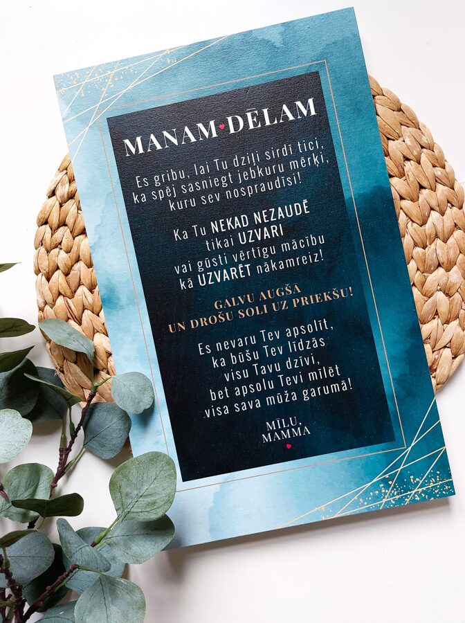Manam dēlam/zils Image