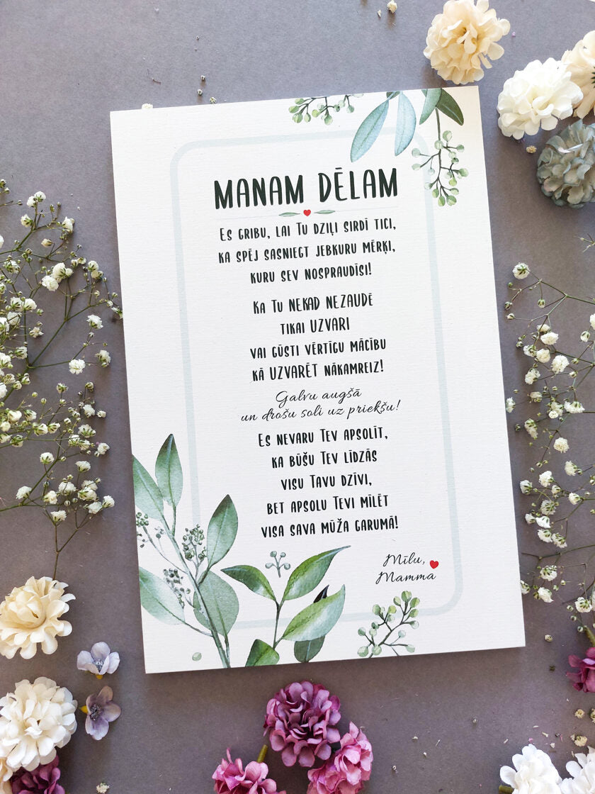 Manam dēlam  Image