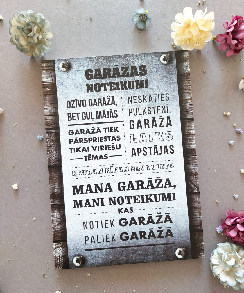 Garāžas noteikumi Image