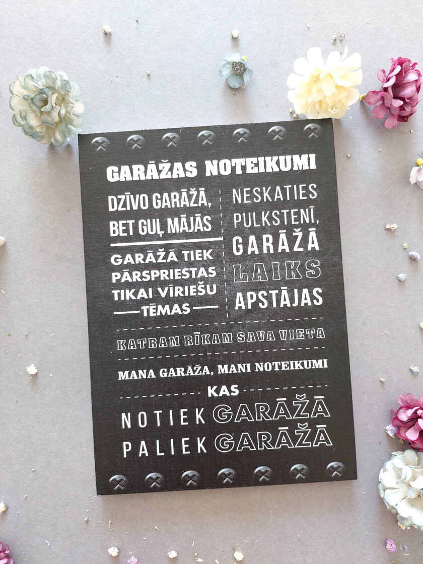 Garāžas noteikumi Image