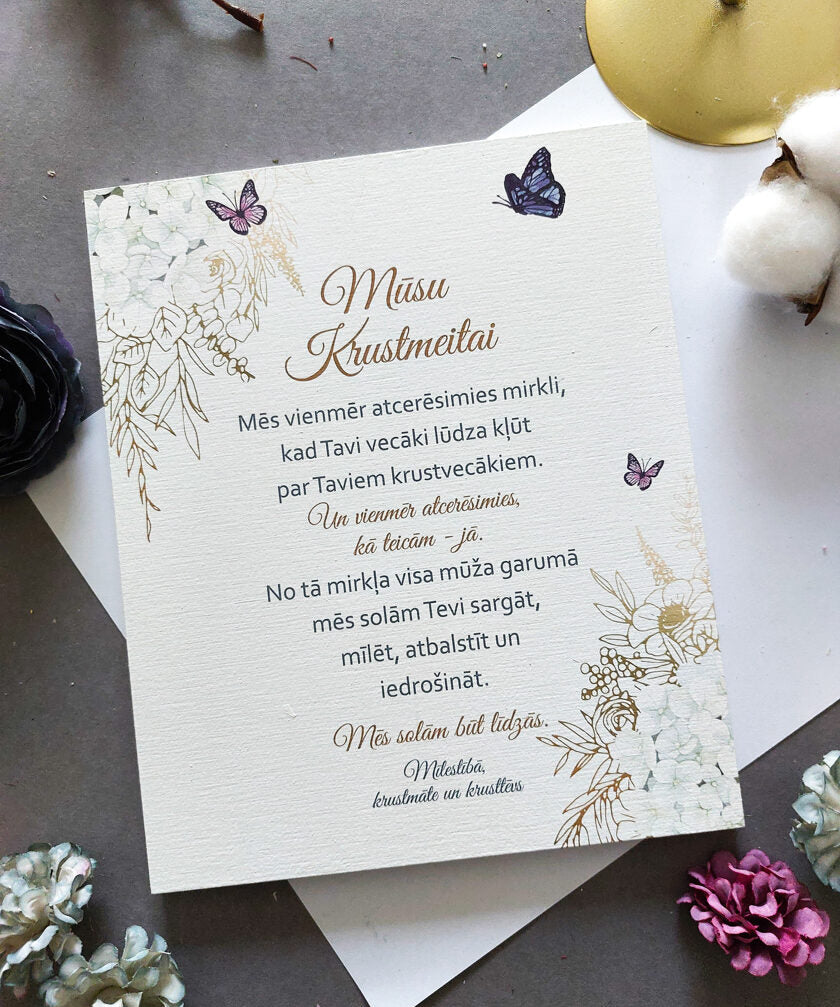 Mūsu krustmeitai /baltie ziedi Image