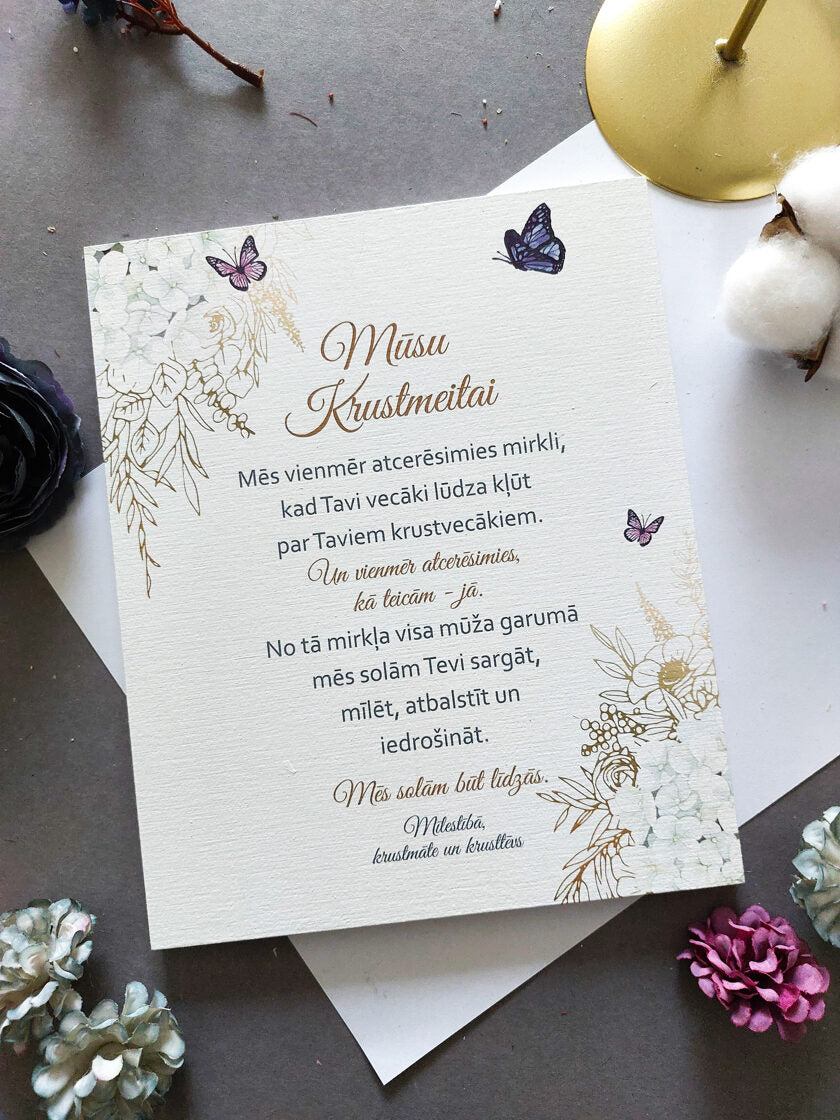 Mūsu krustmeitai /baltie ziedi Image