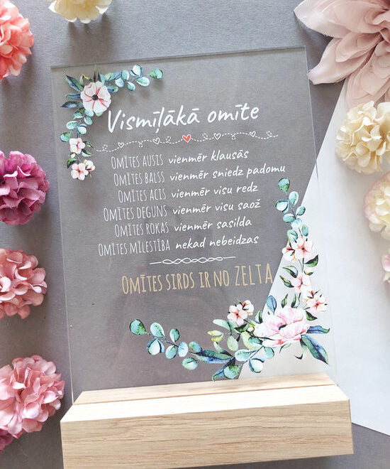 Vismīļākā omīte /stikls  Image