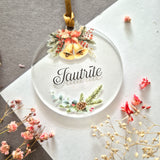 Decoration with a name