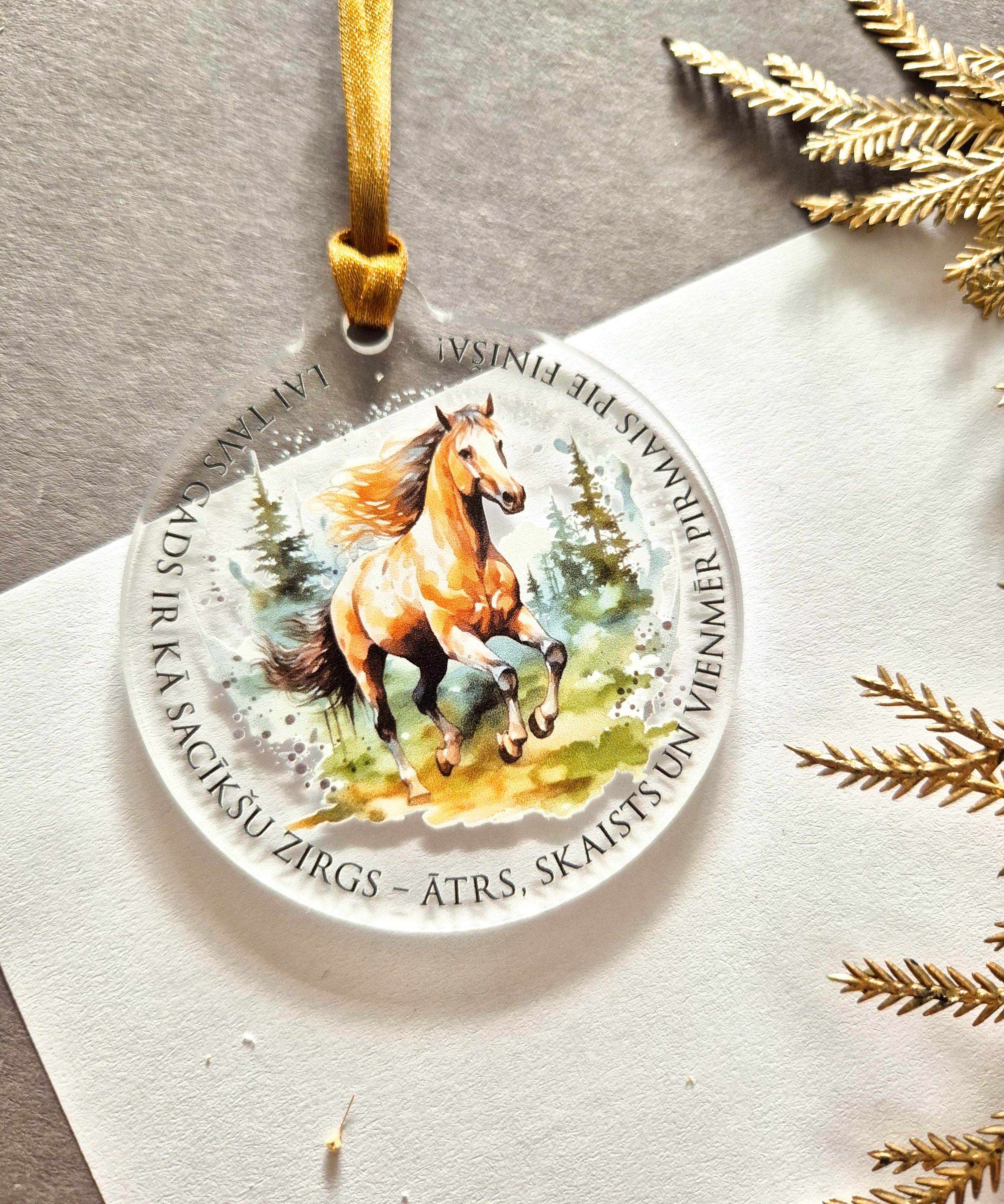 Decoration with the animal of the year 2026