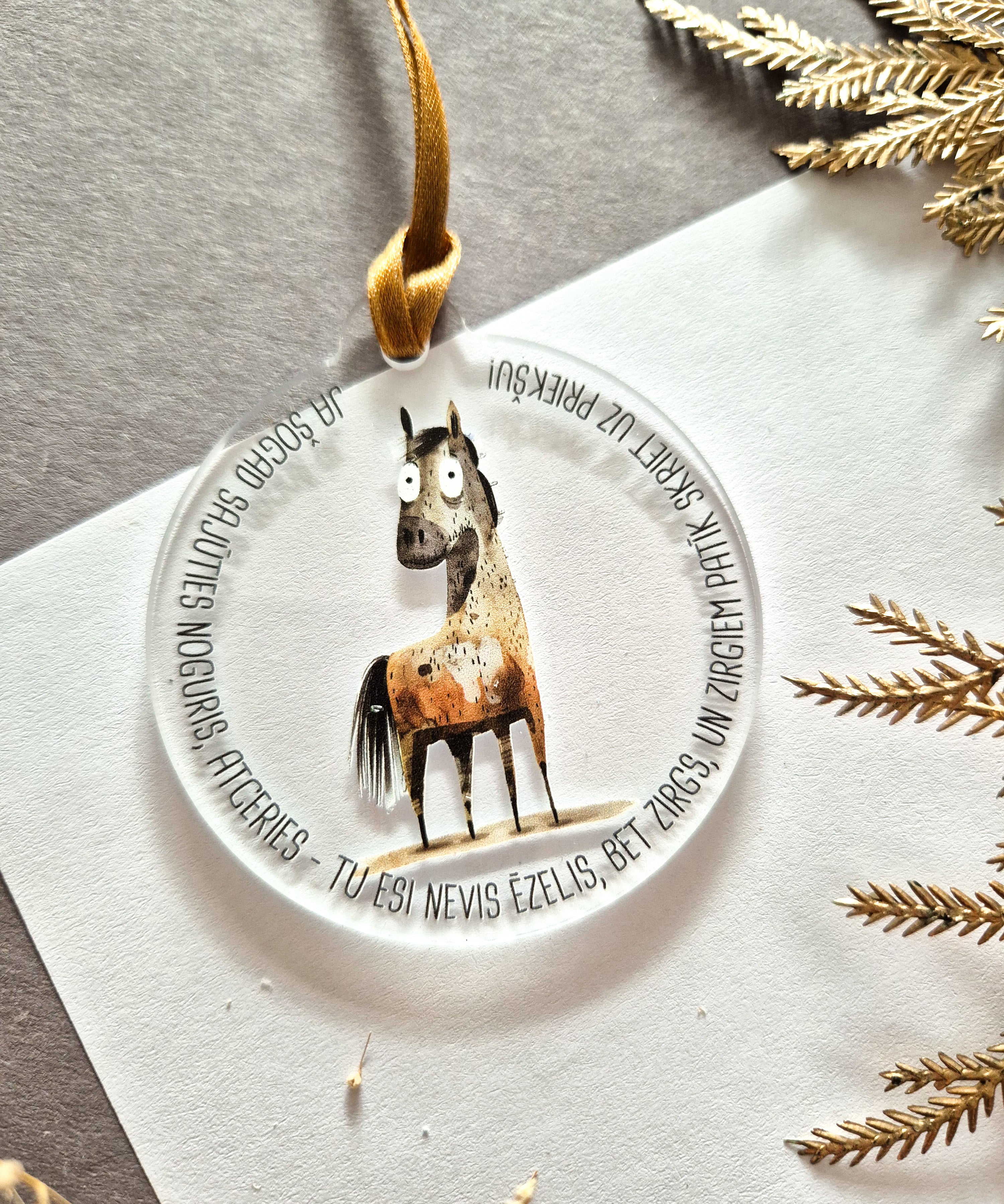 Decoration with the animal of the year 2026