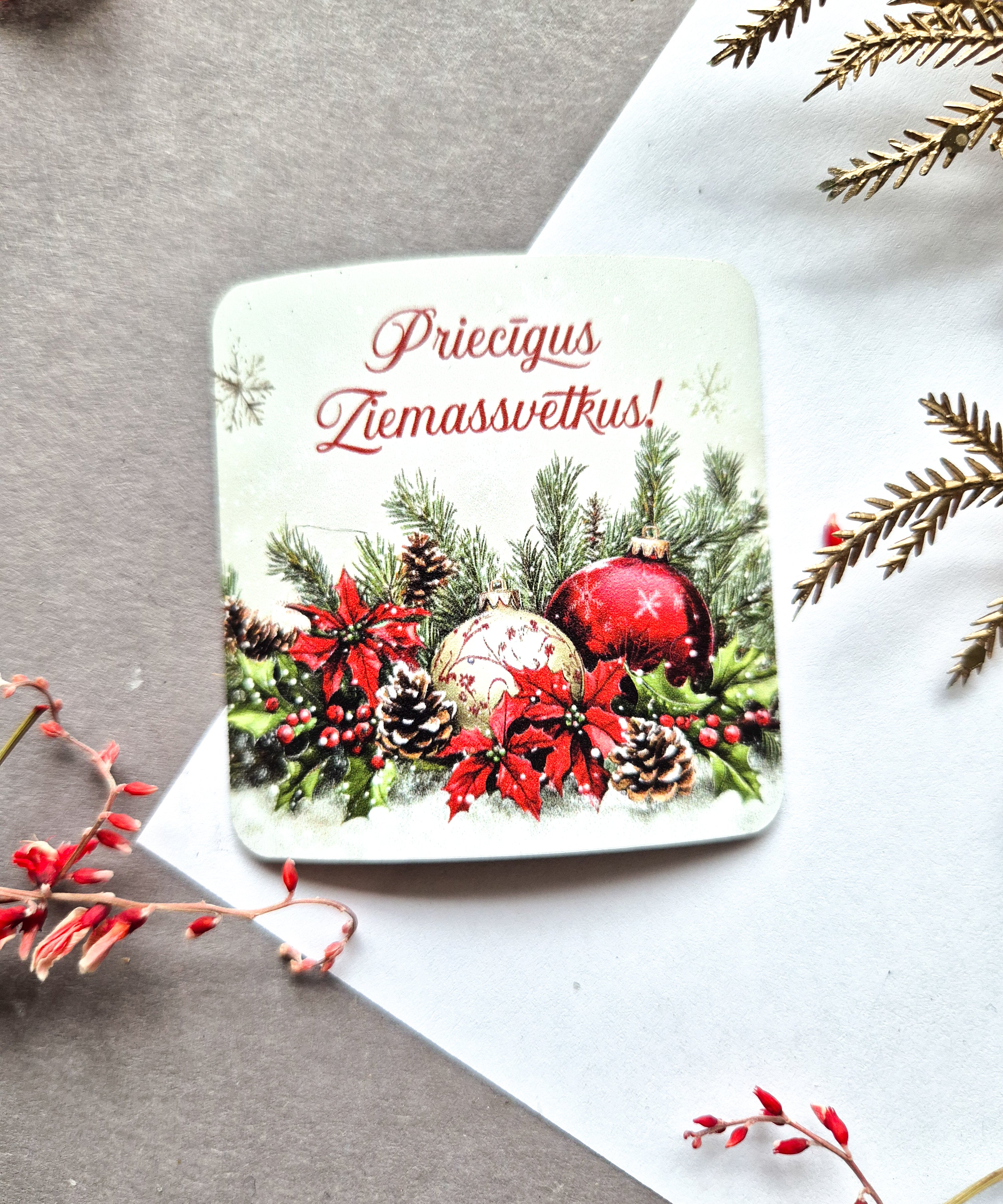 Christmas vinyl magnets