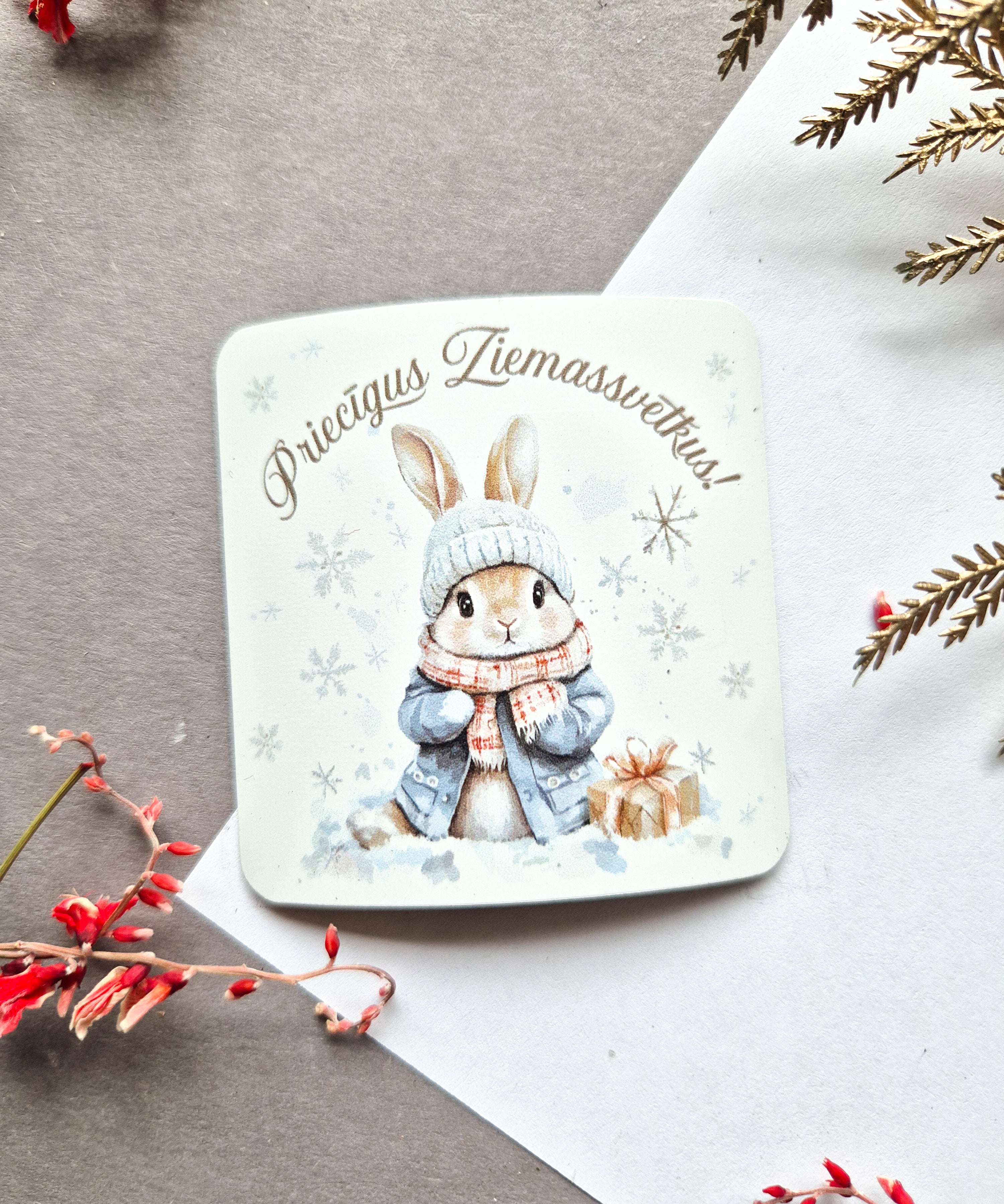 Christmas vinyl magnets