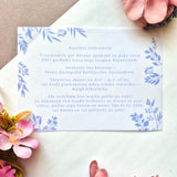 Detailed Wedding Information Cards