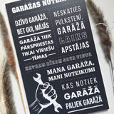 Garāžas noteikumi/tumši pelēks Image 3