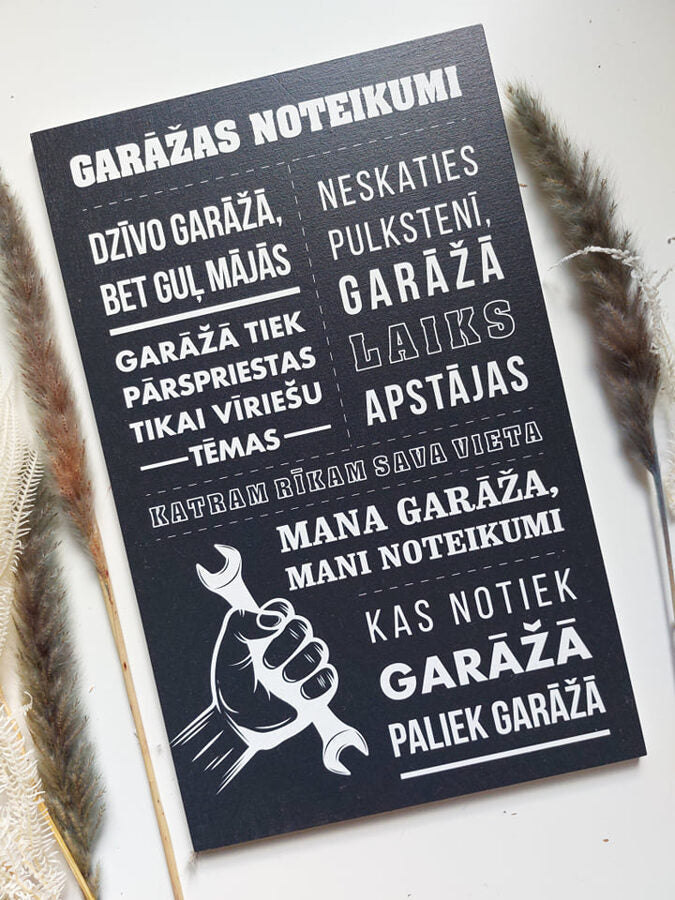 Garāžas noteikumi/tumši pelēks Image 3