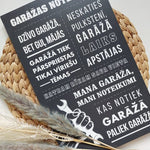 Garāžas noteikumi/tumši pelēks Image