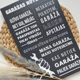 Garāžas noteikumi/tumši pelēks Image
