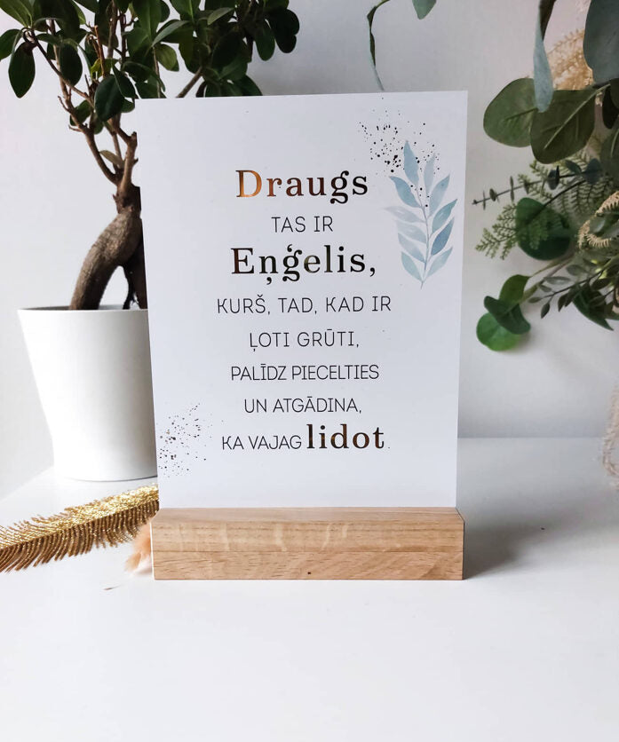 Draugs tas ir /spoguļdekors Image 2