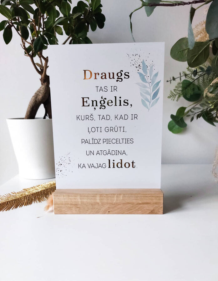 Draugs tas ir /spoguļdekors Image 2