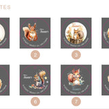 Medaļas ar vāverītēm