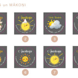 Medaļas ar saulēm un mākoņiem