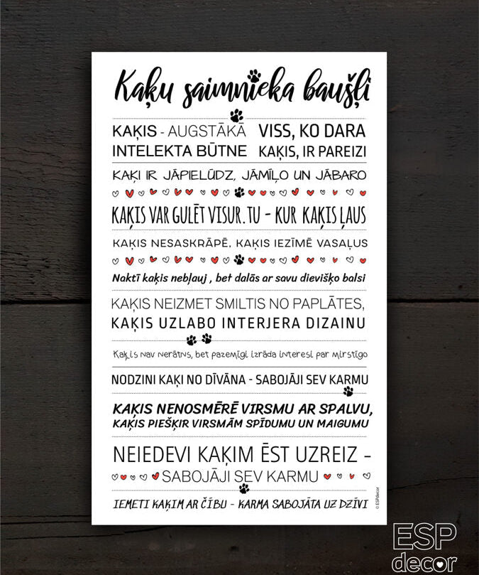 Kaķa saimnieka baušļi LV Image 2