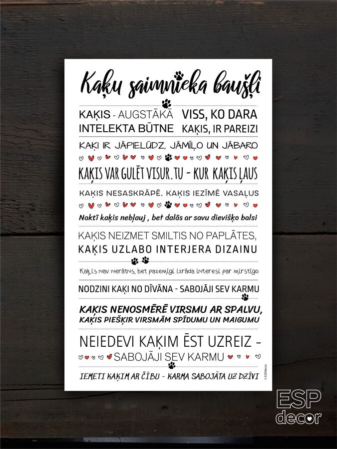 Kaķa saimnieka baušļi LV Image 2