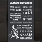 Garāžas noteikumi/tumši pelēks Image 2