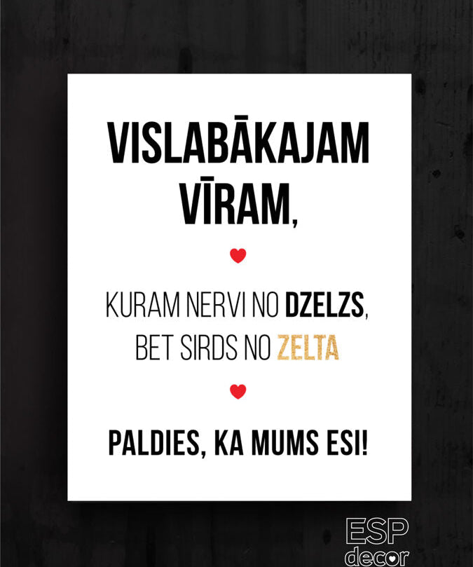 Vislabākajam vīram  Image