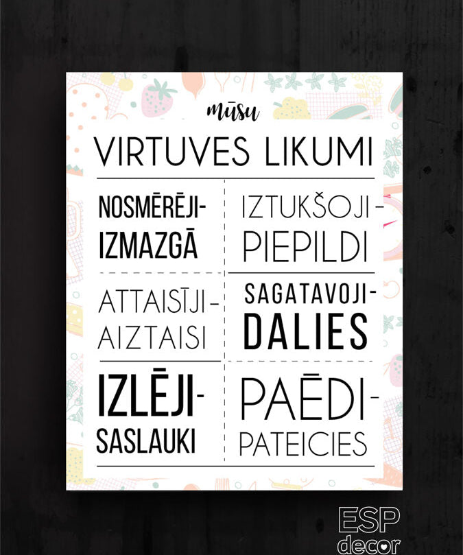 Virtuves likumi /dizains 2 Image