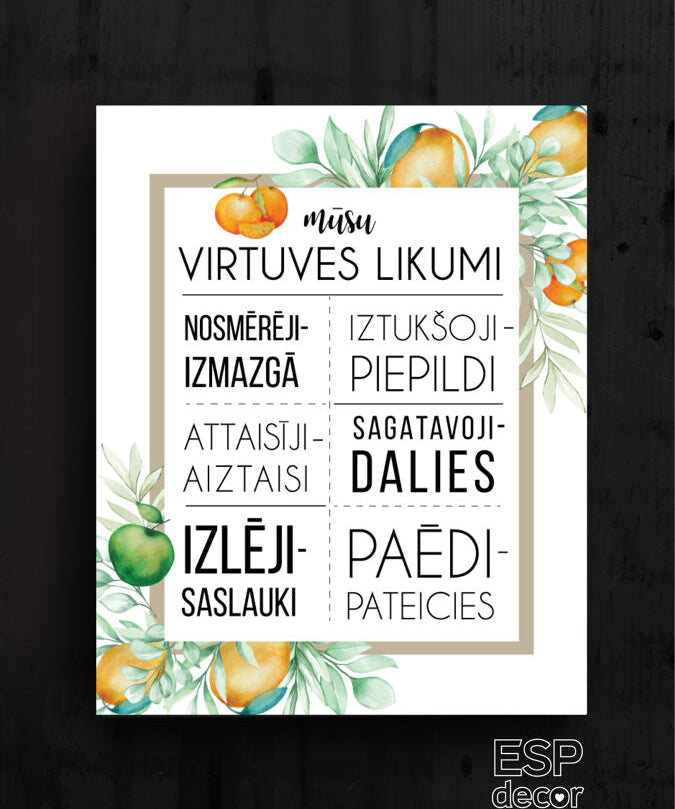 Virtuves likumi /dizains 6 Image