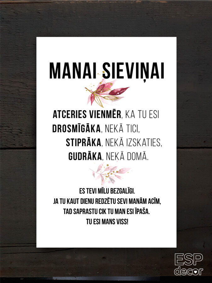 Manai sieviņai Image 2