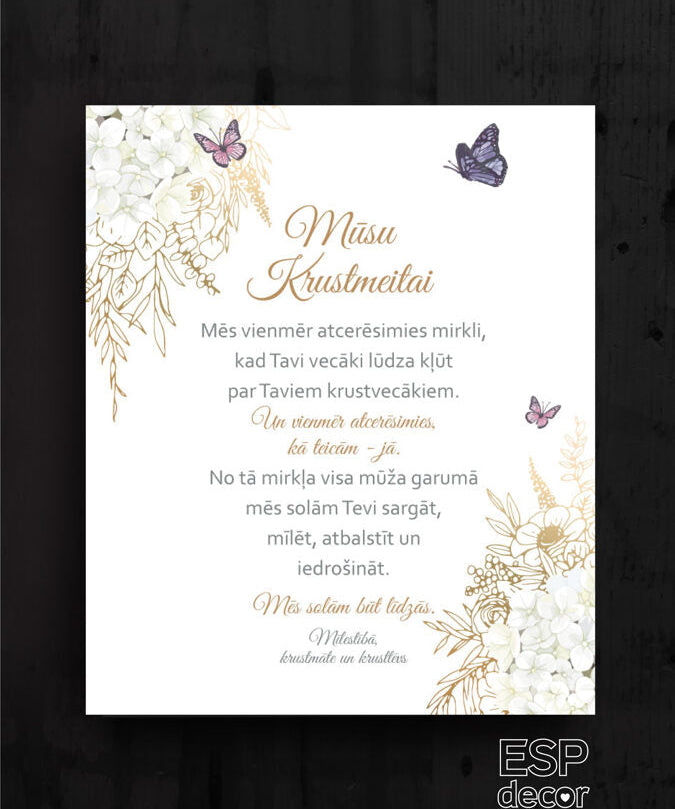 Mūsu krustmeitai /baltie ziedi Image 2