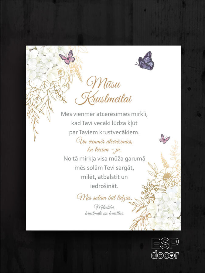 Mūsu krustmeitai /baltie ziedi Image 2
