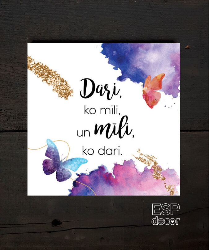 Dari ko mīli/taureņi Image