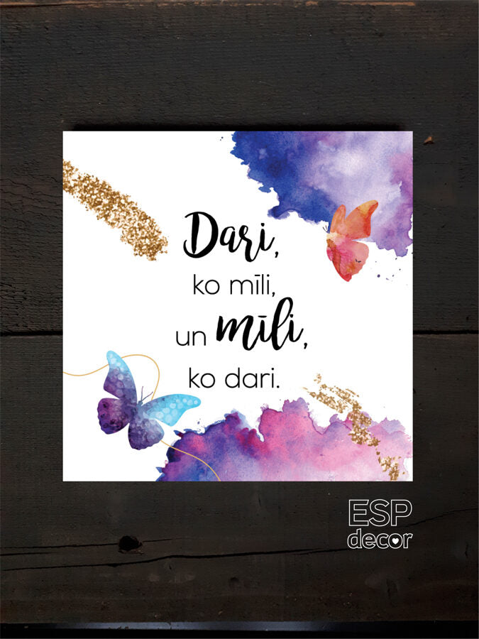 Dari ko mīli/taureņi Image