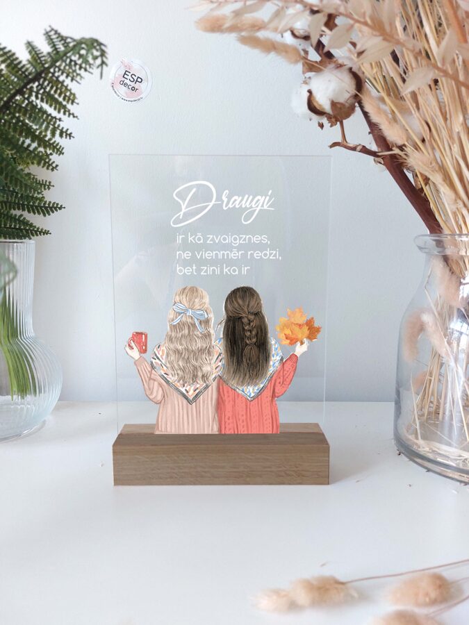 Draugi,kā zvaigznes/stikls Image