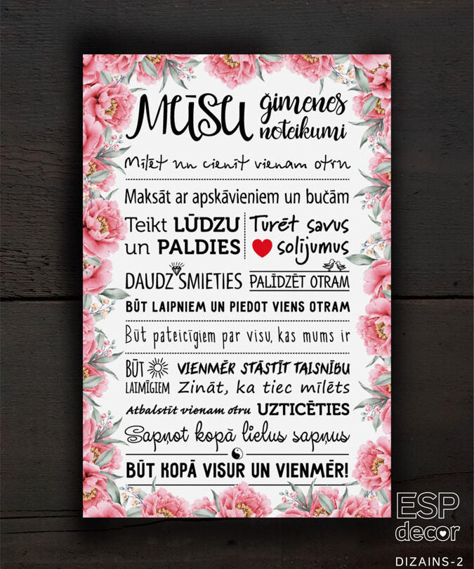 Ģimenes noteikumi/ziedi Image 2