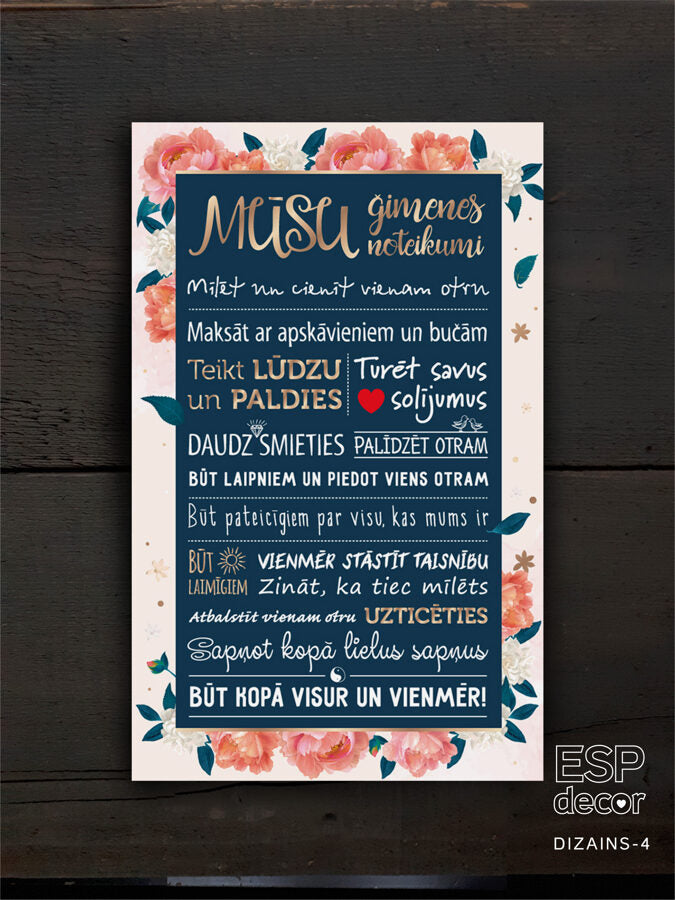Ģimenes noteikumi/ziedi Image 4