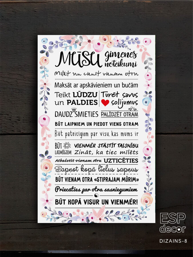 Ģimenes noteikumi/ziedi Image 8