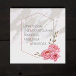 Laila/rozā ziedi Image