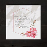 Laila/rozā ziedi Image