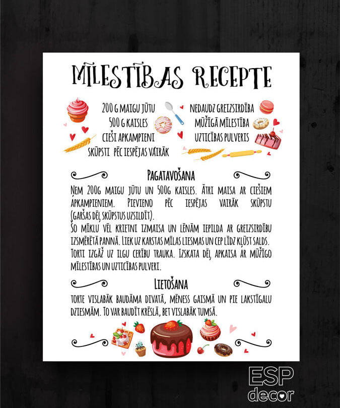 Mīlestibas recepte Image