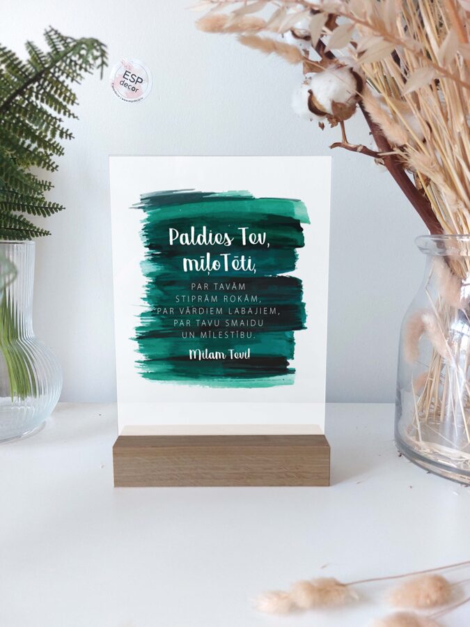 Paldies Tev! /zaļš Image