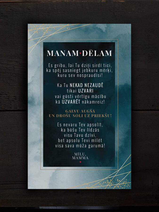 Manam dēlam/zils Image 2