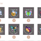 Medaļas ar taureņiem